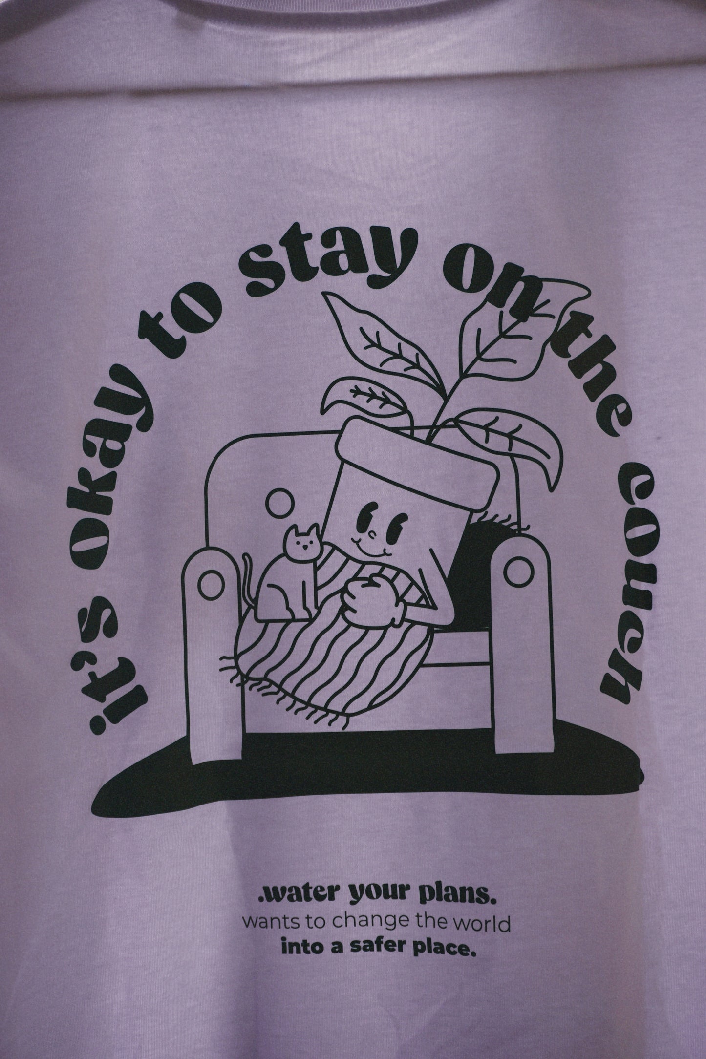 It's okay to stay on the couch - Selfcare Club Long Fit
