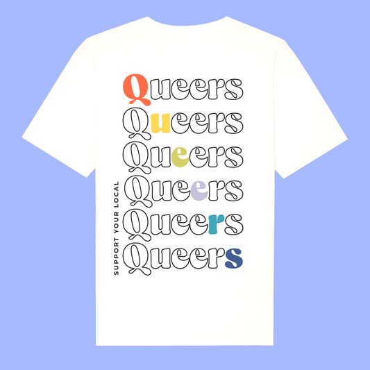 Pride 2024 Support your local queers - weiß