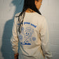 Longsleeve Feed your soul weiß/off-white