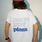 WYP loose fit T-Shirt weiß/off-white